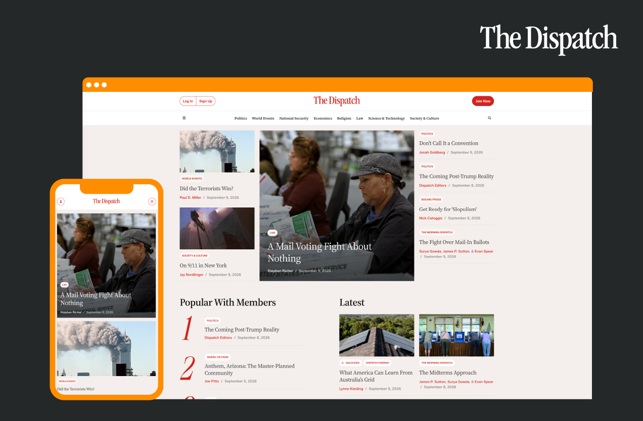 The Dispatch Website Overview